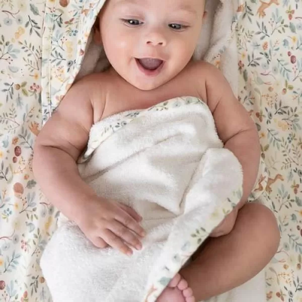 Little Dutch Osuška s kapucí 75x75 cm Forest Wonders