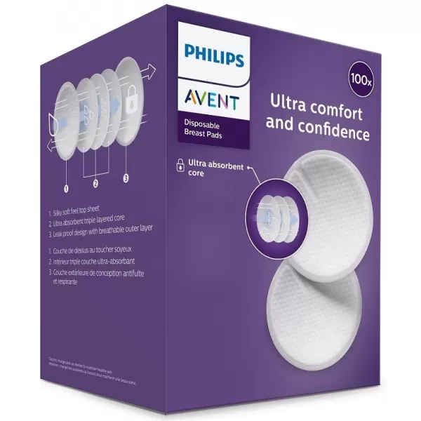 Philips AVENT Prsní vložky jednorázové 100 ks