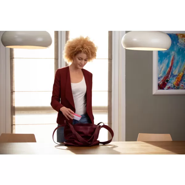 CHICCO Odsávačka mateřského mléka elektrická přenosná Travel Pink USB