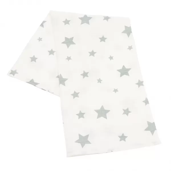 New Baby Látková tetra osuška Softy 90 x 110 cm 2 ks šedo-bílá