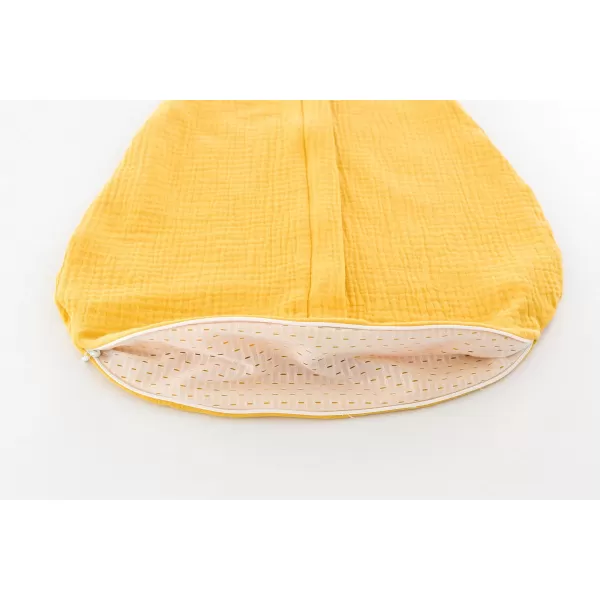 TRÄUMELAND Letní spací pytel Liebmich Musselin Senfgelb 60 cm