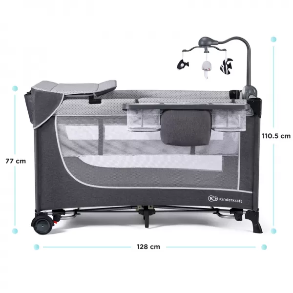 KINDERKRAFT Postýlka cestovní Leody doplňky Leody