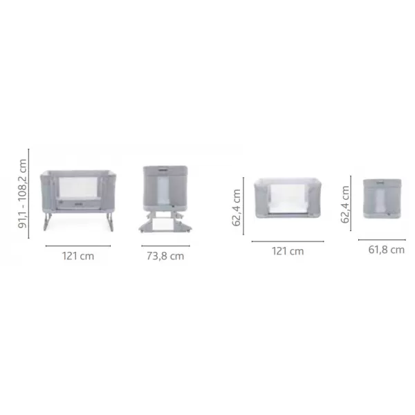 CHICCO Postýlka Next2Me Forever