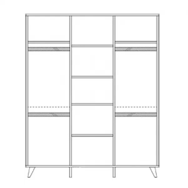 Faktum Skříň třídílná Colette