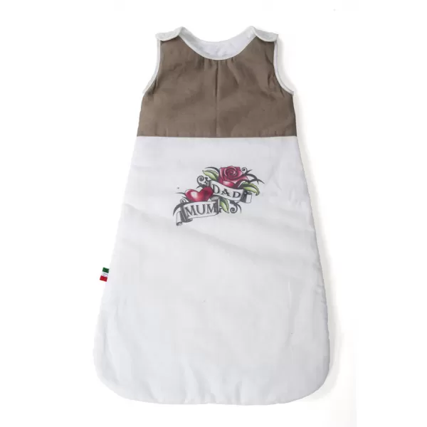 Hug's Factory spací pytel big Vanilla dekor Mom and Dad, 100 cm