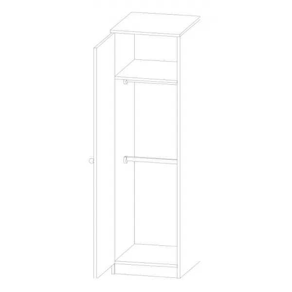 Faktum Skříň jednodílná Mia PopUp Vzor: bez vzoru