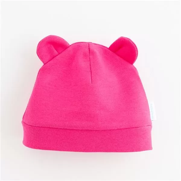New Baby Kojenecká bavlněná čepička Kids tmavě