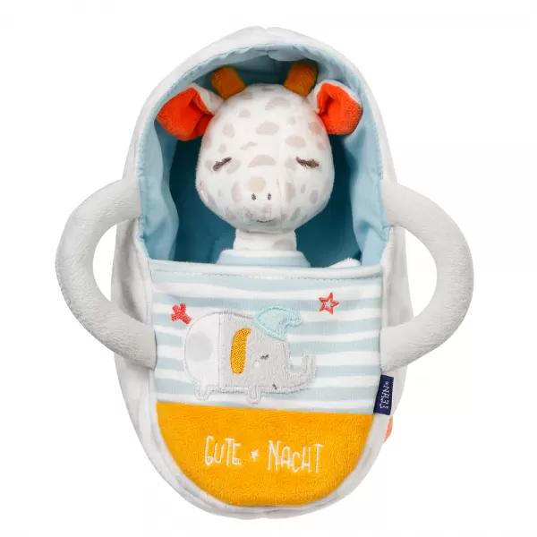Baby Fehn Plyšová žirafa s taškou, GoodNight
