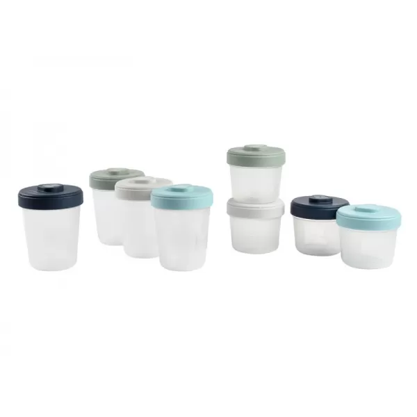 Beaba Sada kelímků na jídlo 4x 150ml / 4x 250ml