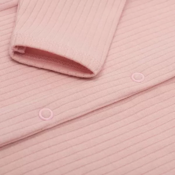 New Baby Kojenecký bavlněný overal Practical růžový holka