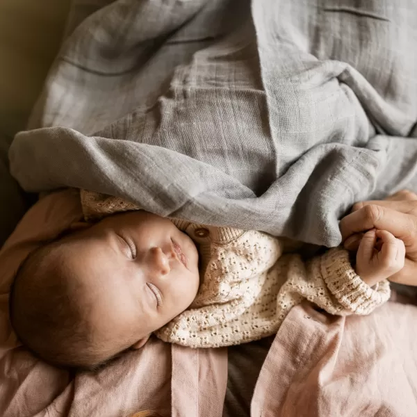 PETITE&MARS Sada plenek bambusová mušelínová 2ks, 120 x 120 cm