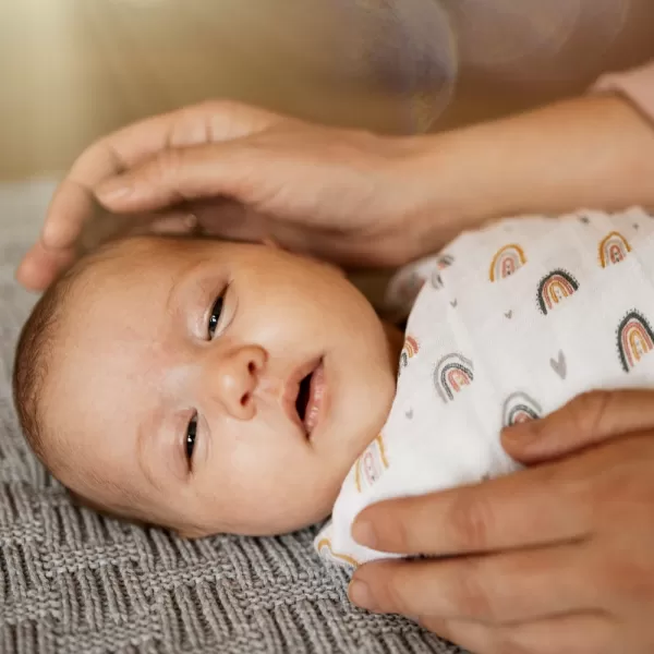 PETITE&MARS Sada plenek bambusová mušelínová 2ks, 120 x 120 cm