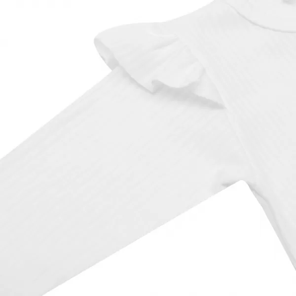 New Baby Kojenecký bavlněný overal Practical bílý holka