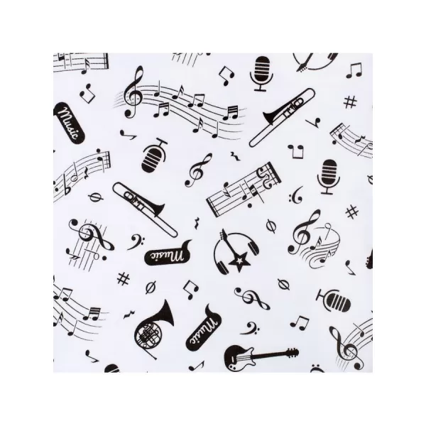 New Baby Kojenecká bavlněná čepička Music