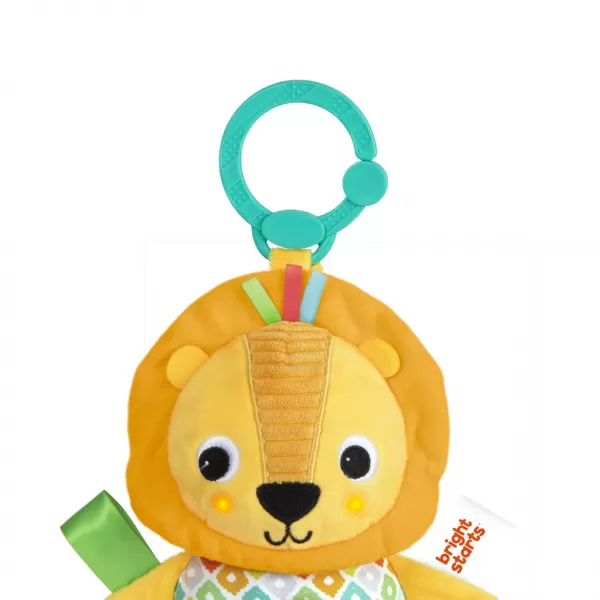 BRIGHT STARTS Hračka s melodií na C kroužku lev Huggin' Lights ™0m+