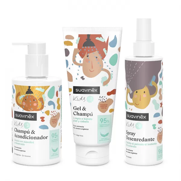 SUAVINEX Dětský šampon + kondicionér KIDS 300 ml