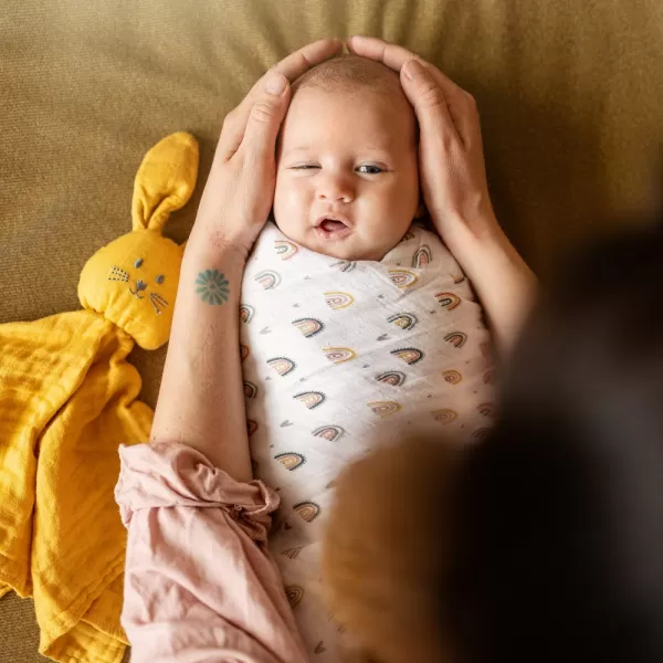 PETITE&MARS Sada plenek bambusová mušelínová 2ks, 120 x 120 cm