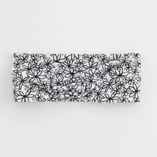 New Baby Kojenecká bavlněná čelenka Be Happy