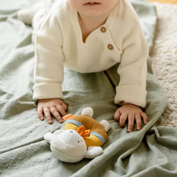 Baby Fehn Měkký kroužek ovečka, FehnNatur 3.0