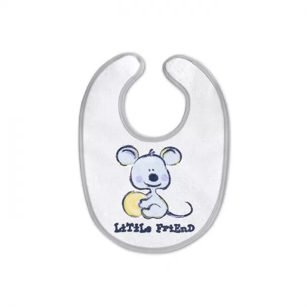 INTERBABY Bryndák froté s fólií 20x30 VELKRO