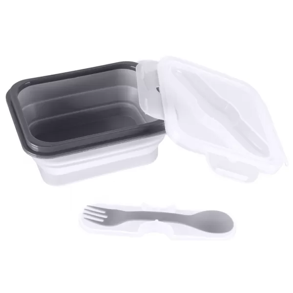 Zopa Silikonový svačinový box s příborem malý