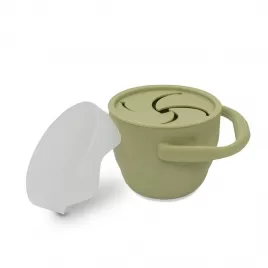 INTERBABY Skládací silikonový HRNEK na svačinku