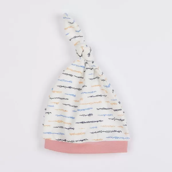 New Baby Kojenecká bavlněná čepička Summertime holka