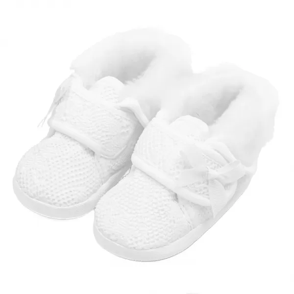 New Baby Kojenecké zimní capáčky ke křtu 3-6 m holka