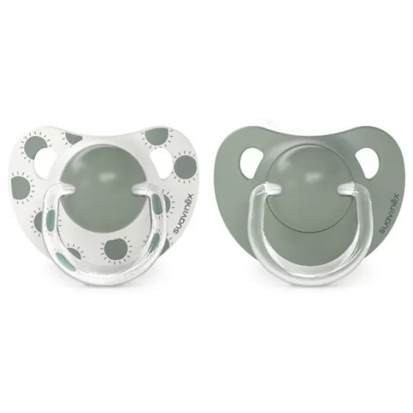 SUAVINEX Dudlík anatomický silikon +18 m 2 ks