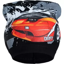 New Baby Jarní dětská čepička auto černé