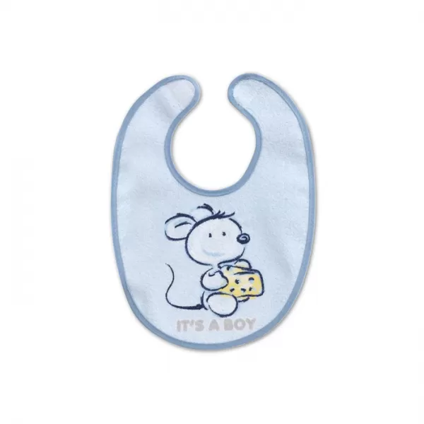 INTERBABY Bryndák froté s fólií 20x30 VELKRO