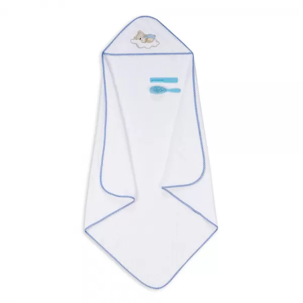INTERBABY Osuška froté medvídek love + hřeben