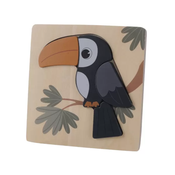 Zopa Dřevěné puzzle malé, Toucan