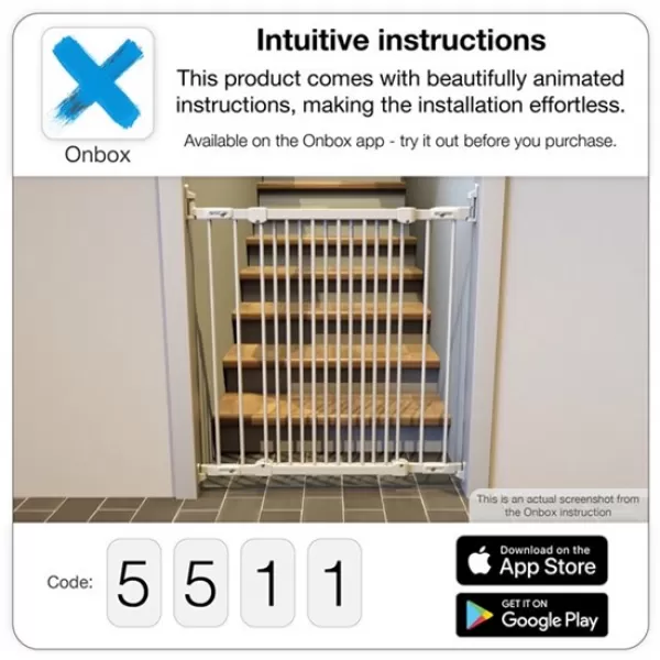 Baby Dan Zábrana Flexi Fit buková, 69-106,5 cm, šroubovací