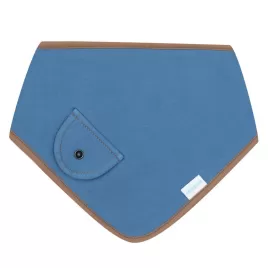 New Baby Jarní kojenecký šátek na krk Special One modrý S