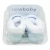New Baby Kojenecké zimní capáčky modré 0-3 m