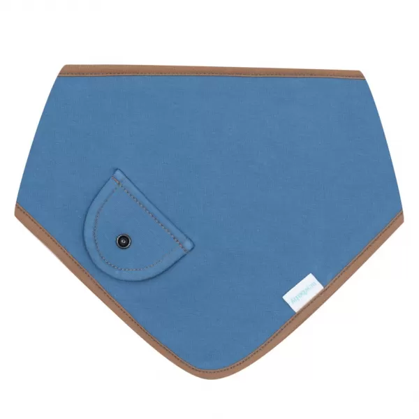 New Baby Jarní kojenecký šátek na krk Special One modrý M