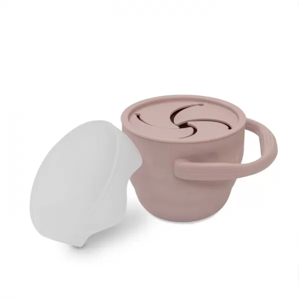 INTERBABY Skládací silikonový HRNEK na svačinku