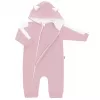 New Baby Kojenecký teplákový overal The Best růžový