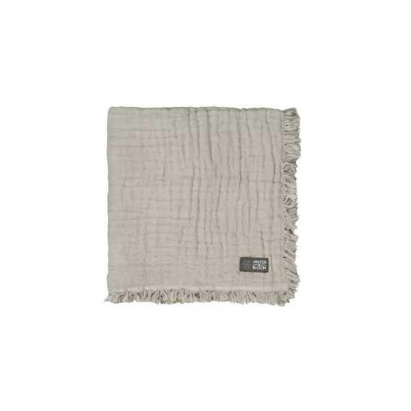 VINTER & BLOOM Deka Feather Muslin Organic Pebble Greige