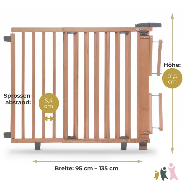 Geuther Schodišťová zábrana 95 - 135 cm