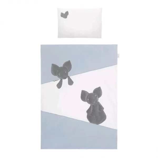 Belisima 6-dílné ložní povlečení Mouse 100/135 modré