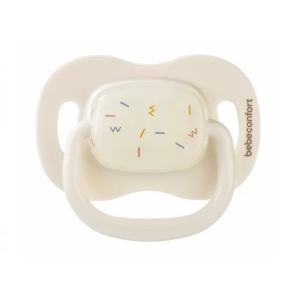 Bebeconfort Šidítko silikonové symetrické svíticí 2ks 0m+