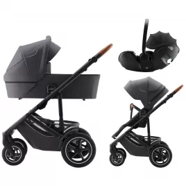 Britax Set kočárek Smile 5Z + hluboká korba + autosedačka Baby-Safe Pro