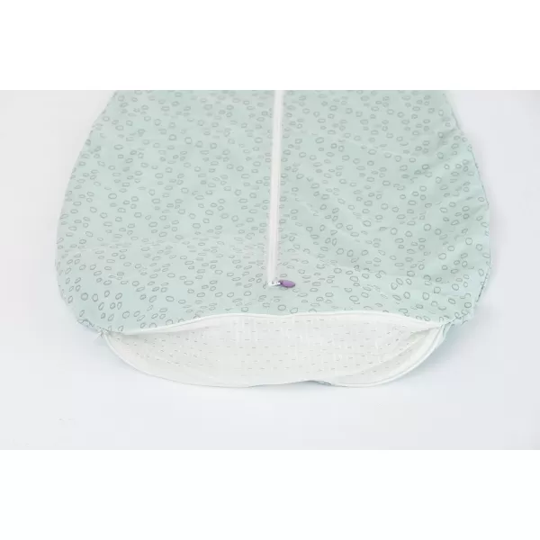 TRÄUMELAND Letní spací pytel Liebmich Tencel Kreise mint 90 cm