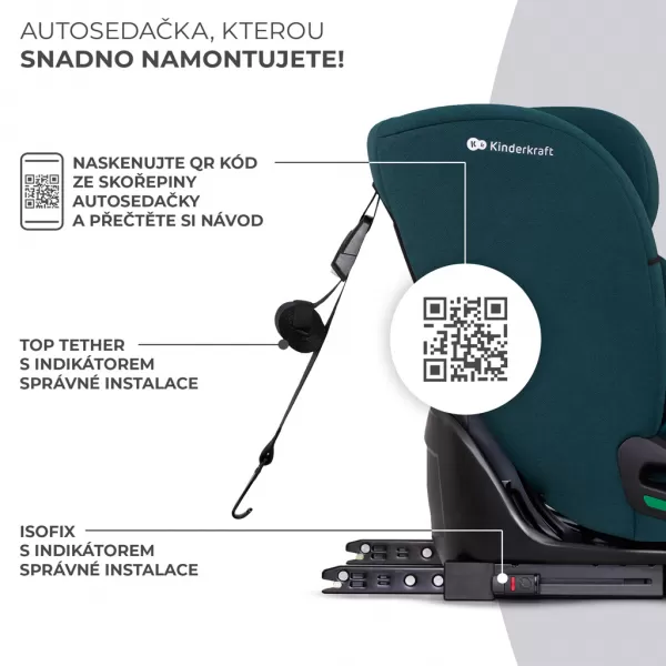KINDERKRAFT Autosedačka Oneto3 i-Size