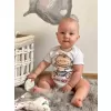 New Baby Body s potiskem MIMI ŠÉF - darčekové balenie