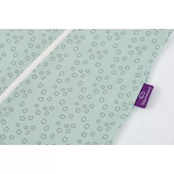 TRÄUMELAND Letní spací pytel Liebmich Tencel Kreise mint 90 cm