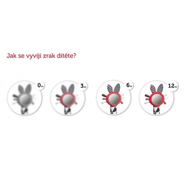 CANPOL BABIES Kontrastní plyšový kolotoč s melodiemi Sensory