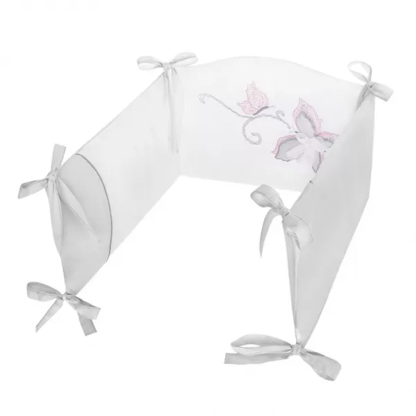 Belisima 6-dílné ložní povlečení Butterfly 100/135 šedé